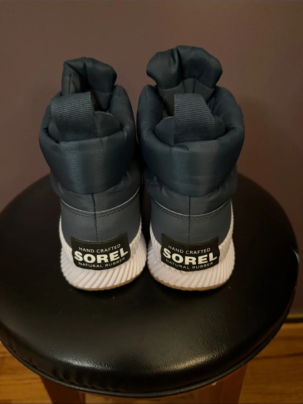 Sorel Women’s Navy Quilted High-Top Winter Boots